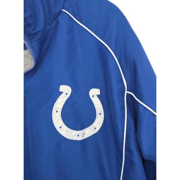 NFL Men's Indianapolis Colts 1/4 Zip Pullover/ Windbreaker/Jacket Size M - Picture 3 of 6